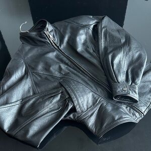 Wilsons Leather Black Jacket